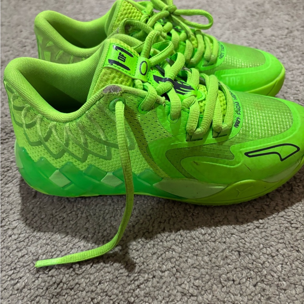 Puma Kids Neon Green Sneakers